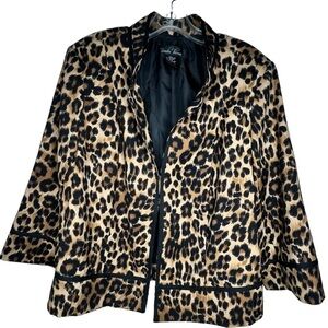 Brandon Thomas Leopard Print Jacket